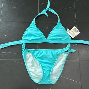 Turquoise bikini set